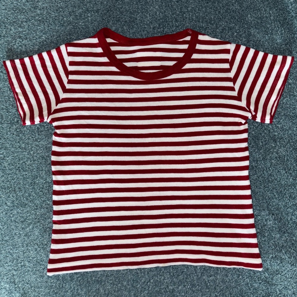 Daily Drills Striped Cotton Baby Tee